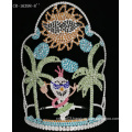 Summer Theme Beach Rhinestone Crown